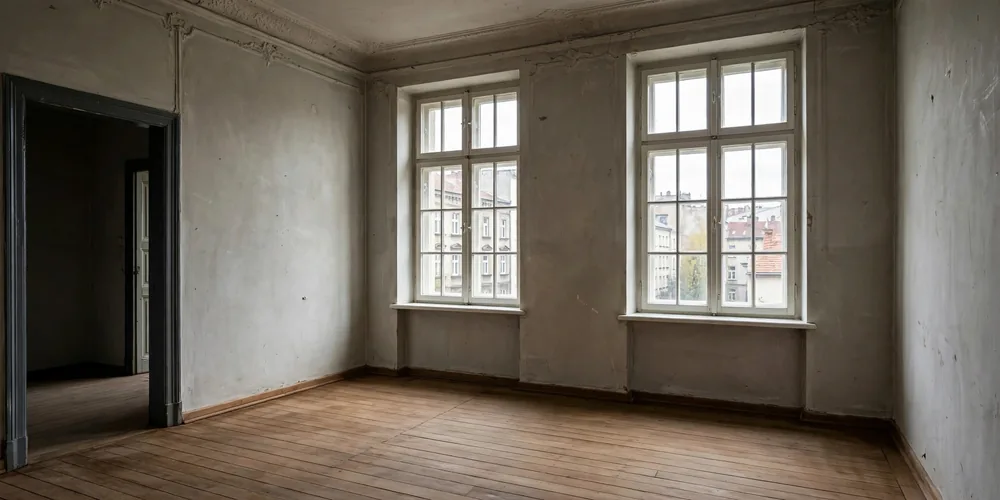 Czysty, pusty lokal po zakończeniu pracy, gotowy do pokazania