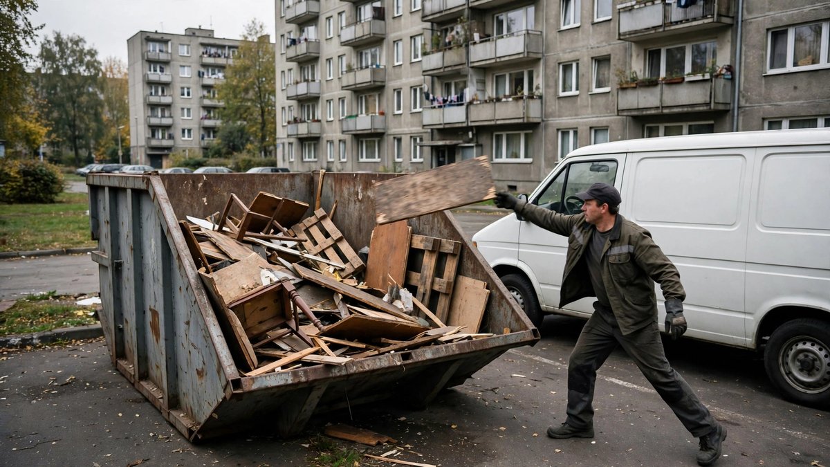 Kontener na odpady czy ekipa do wywozu mebli — porównanie — zdjęcie 3