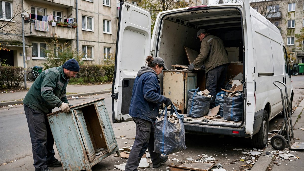 Opróżnianie mieszkania przed remontem i wywóz starych mebli — zdjęcie 3